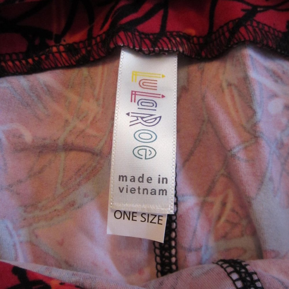 Lularoe Graffiti Scribble Heart & Unicorns Rare - image 3